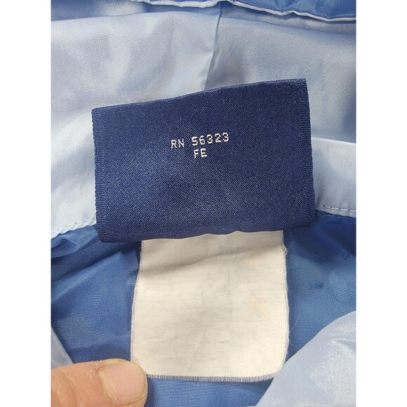 Vintage Nike Jacket Mens Medium Blue Hooded Half Zip Windbreaker Anorak 90s - Picture 3 of 16